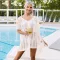 Hollow knit bikini holiday jacket