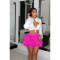 European and American Women's Dress Half-length Skirt Feather Skirt Short Skirt Sexy Party Ball Fur Skirt