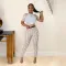New Fashion Printed Short Sleeve Pants 2PK Set