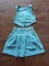 Denim Tank Skirt Set
