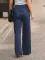 Fashion and personalized flared straight casual pants