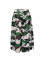 Casual Camo Print Zip Split Elastic Waist Skirt