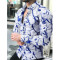 Summer New Large Men's Casual Fashion 3D Digital Print Long Sleeve Shirt Men