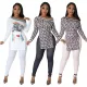 Fashion Loose Split Top Pencil Pants 2 Piece Set