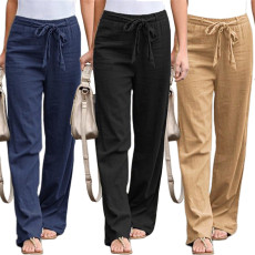 Fashion and personalized flared straight casual pants