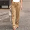 Fashion and personalized flared straight casual pants