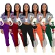 Fashion Casual Hot Sale Baseball Suit Hat Pocket Print Pop Two Piece Set
