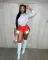 Strap sexy split PU leather shorts hot pants