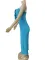 Popcorn bubble bra wrap hip dress
