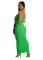Popcorn bubble bra wrap hip dress