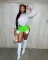 Strap sexy split PU leather shorts hot pants