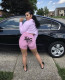 Oversized Fashion Solid Sports Shorts