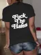 Large Round Neck Loose Fit T-Shirt