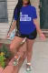 Large Personalized Print Casual Two Piece Set