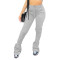 Sports casual drawstring stack pants Sweater fabric with zip pockets