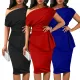 Sexy Fashion Oblique Shoulder Dress