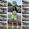 New Solid Color Women's Suit Tank Top Shorts 2 Piece Set