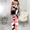 Sexy and fashionable digital printing sleeveless jumpsuit