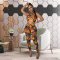 Fashion sexy printed jumpsuit