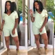 Casual Solid Two Piece Set