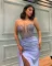Sexy bra sleeveless dress Slim fit wrap hip skirt