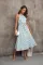 Sexy Sleeveless Hanging Neck Fragmented Flower Dress