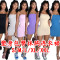 Shaping hip wrap bra dress