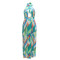 Fashion Digital Print Lace Up Dress