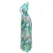 Fashion Digital Print Lace Up Dress