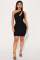 Cut-out Slim Fit Wrapped Hip Sexy Dress