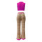 Fashion knitted hand hook outdoor sports and leisure suit