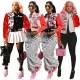 Fashion casual printed baseball jacket top