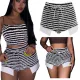 High Waist Super Shorts Adjustable Buckle Strap Set