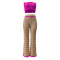 Fashion knitted hand hook outdoor sports and leisure suit