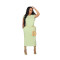 Fashion Casual Solid Split Dress with Pockets