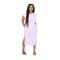 Fashion Casual Solid Split Dress with Pockets