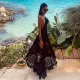 Sexy Perspective Strap Lace Dress