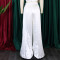 Fashion casual loose pleated wide leg pants