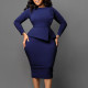 Fashion Wrap Hip Large Dress