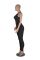 Strap sexy solid color tight high waisted sports jumpsuit