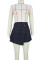 Fashionable solid color irregular pocket skirt pants (single pants)