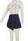 Fashionable solid color irregular pocket skirt pants (single pants)