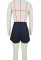 Fashionable solid color irregular pocket skirt pants (single pants)
