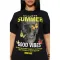 Fashion round neck casual T-shirt