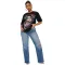 Fashion round neck casual T-shirt