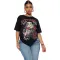 Fashion round neck casual T-shirt