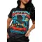 Fashion round neck casual T-shirt