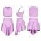 Sexy Sleeveless Tank Top Irregular V-shaped Skirt Set