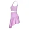 Sexy Sleeveless Tank Top Irregular V-shaped Skirt Set