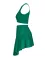 Sexy Sleeveless Tank Top Irregular V-shaped Skirt Set